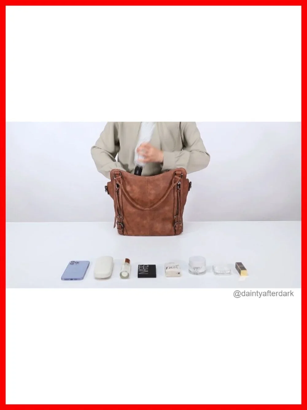 Hobo Bags for Women Faux Leather Shoulder Crossbody Purses Boho Handbag